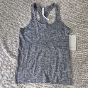 Lululemon Swiftly Tech Racerback Tank In Slate/White